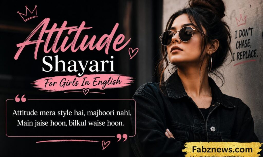 Attitude Shayari in english