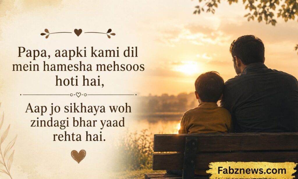 Beautiful English Messages for Dad