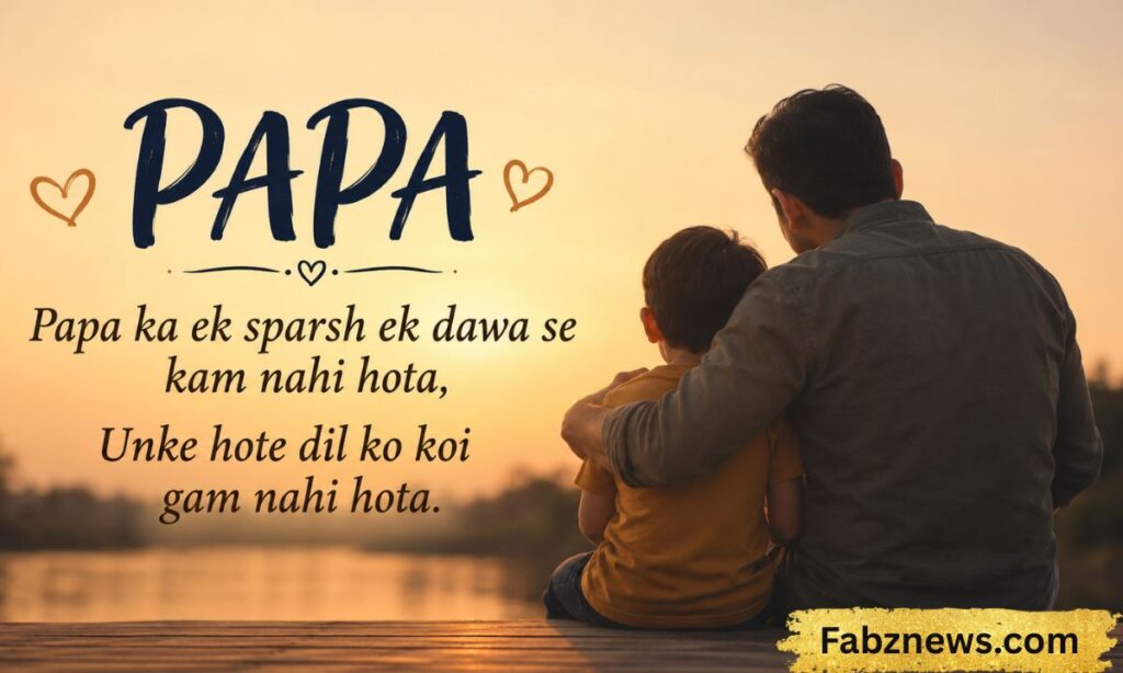 Beautiful Papa Ke Liye Shayari In English