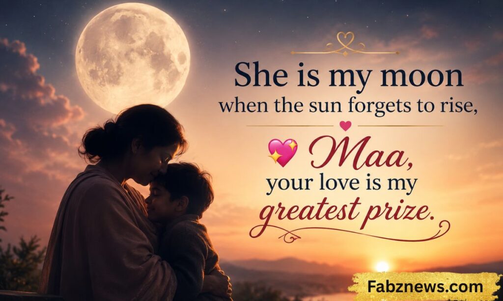 Maa Ke Liye Shayari In English Text With Emoji