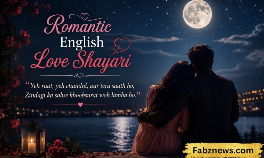 Romantic English Love Shayari