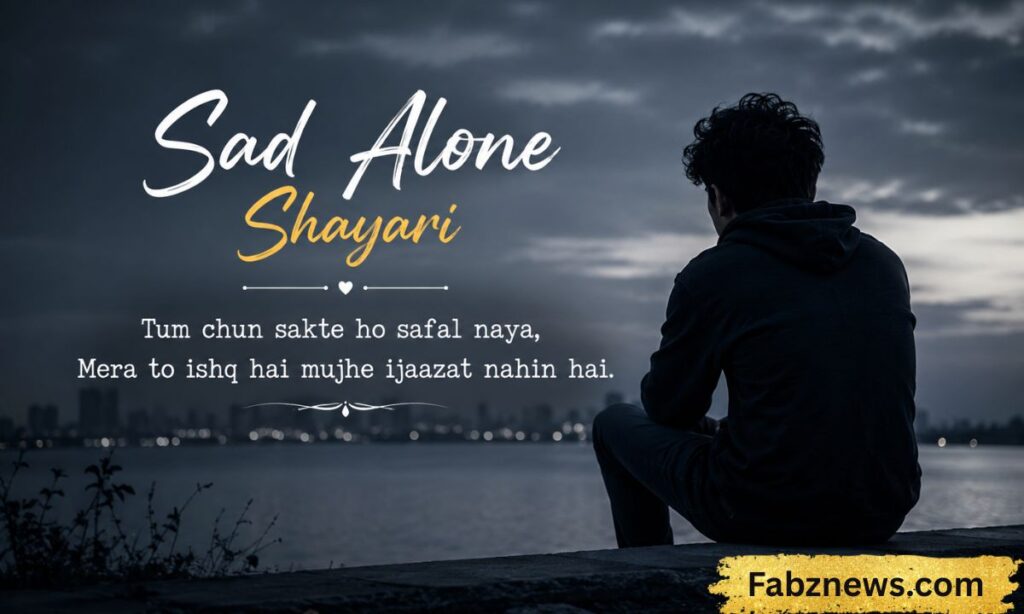 Sad Alone Shayari In Roman English
