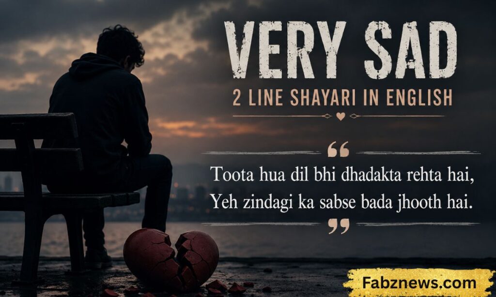 Very Sad 2 Line Shayari In English