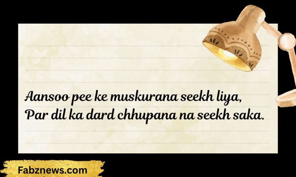 Broken Heart Shayari In Roman English