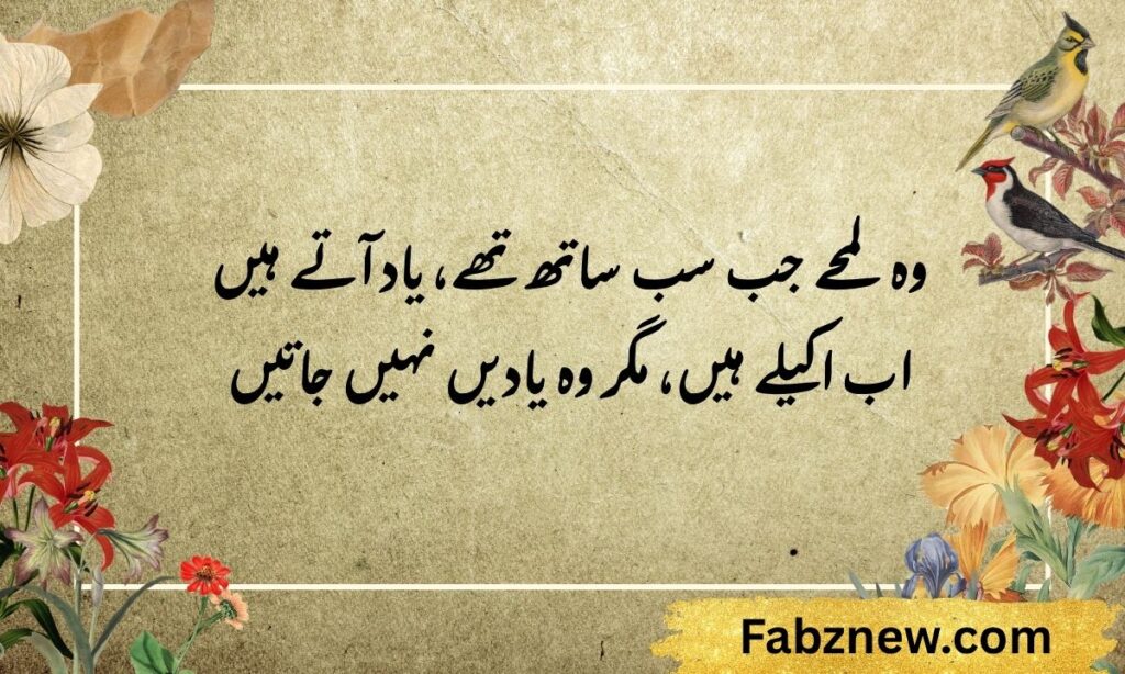Sad Urdu Shayari on Life