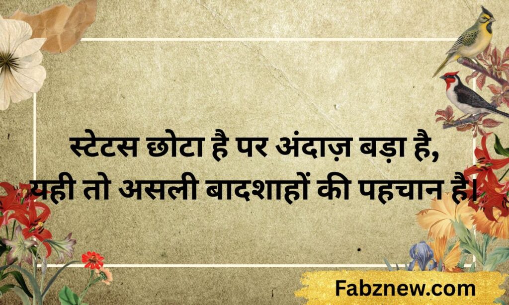 बादशाह शायरी स्टेटस
