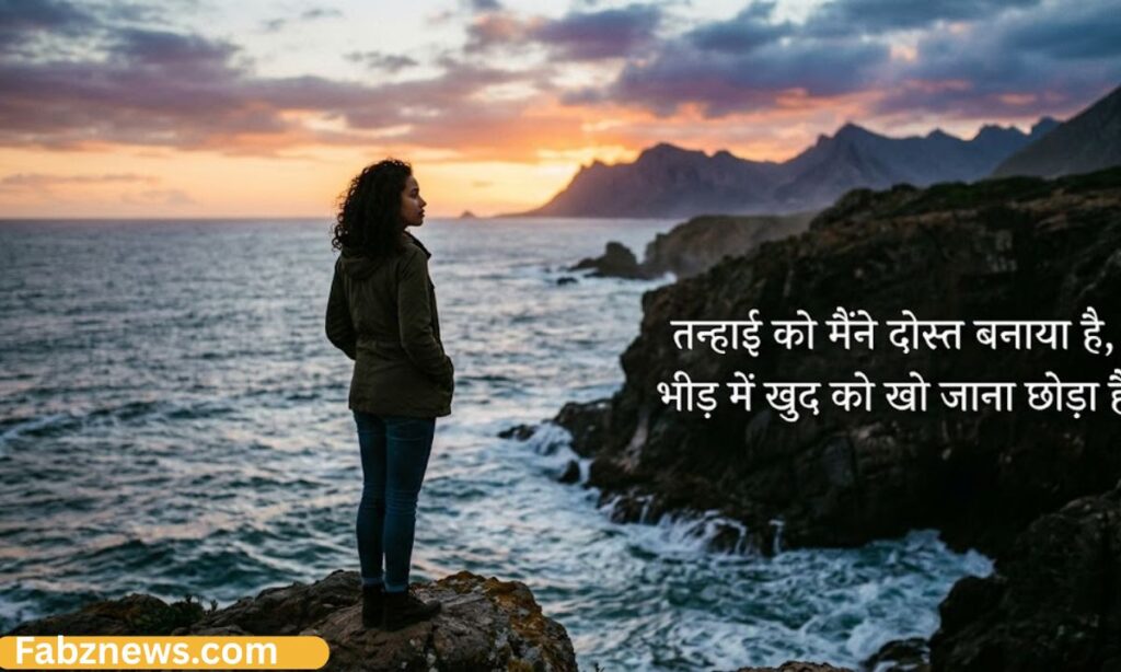 Alone Attitude Shayari in English