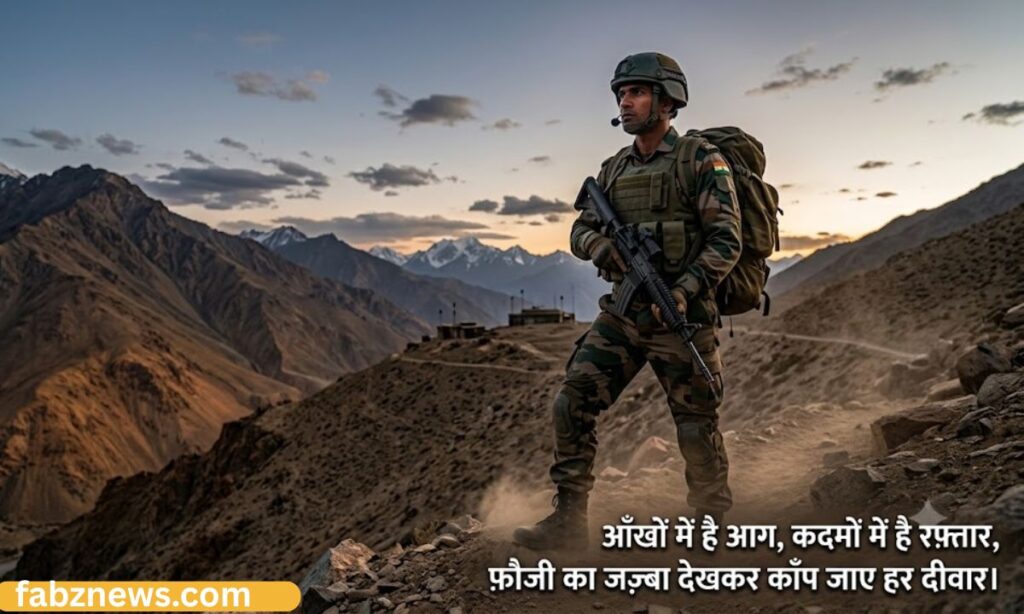 Army Shayari Attitude