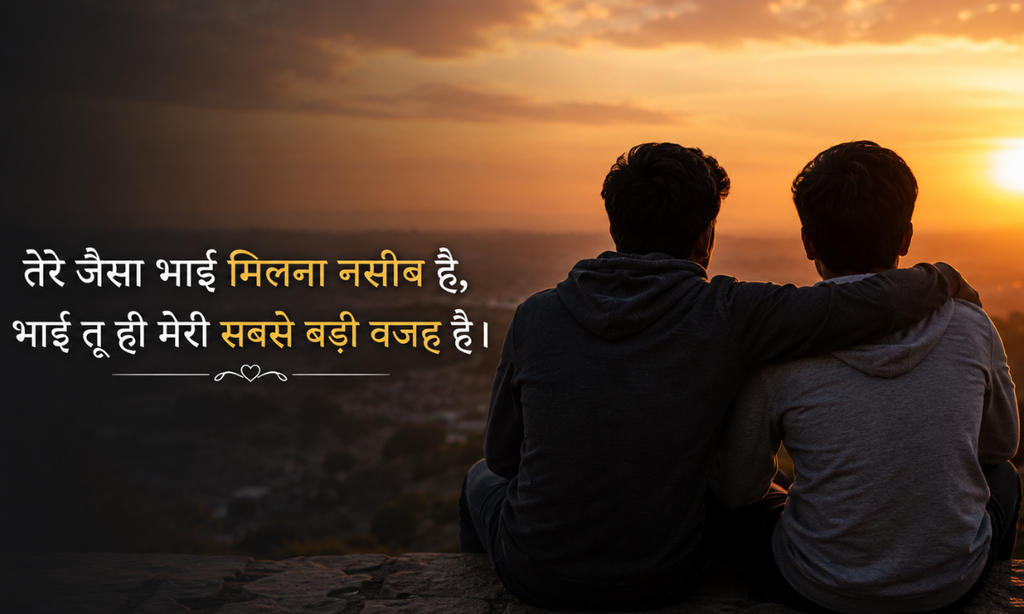 Bhai ke Liye Shayari in English
