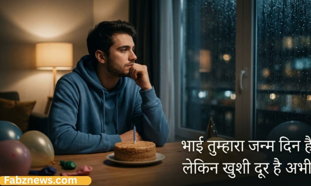 Birthday Sad Shayari for Brother
