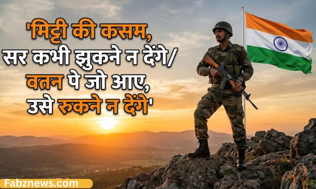 Desh Bhakti Attitude Shayari in Hindi