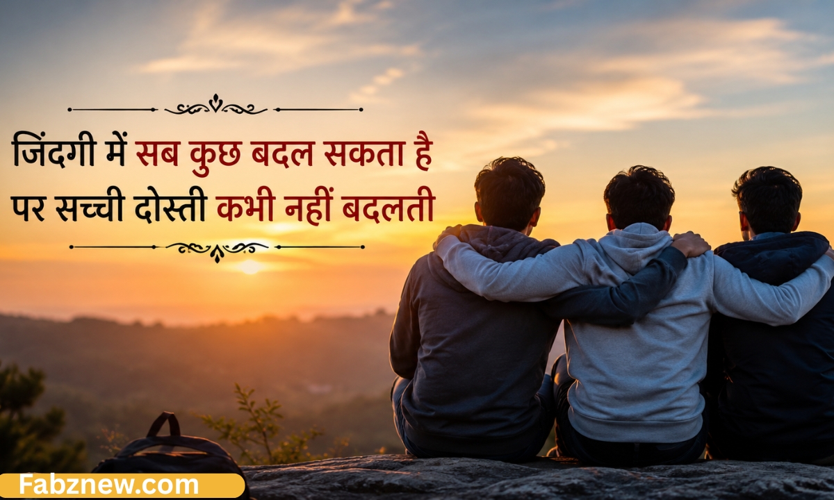 Dosti Shayari 2 Line English