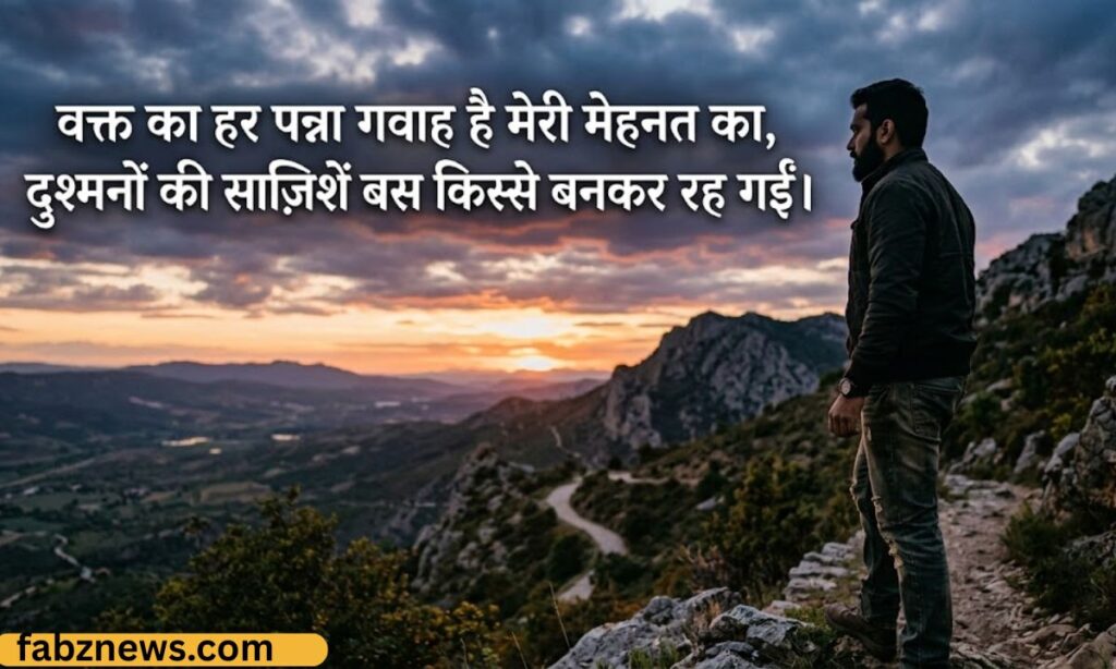 Dushman Attitude Shayari in Hindi