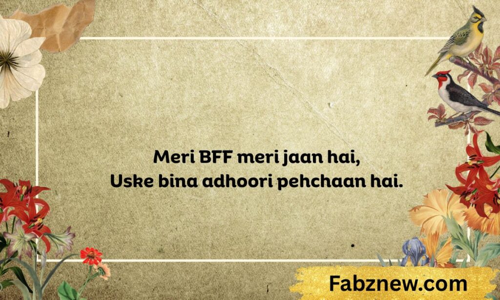 Girl best friend Shayari in English 2 Line for Instagram