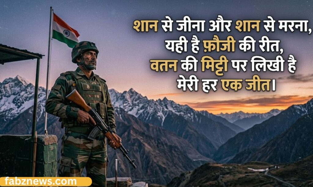 Indian Army Attitude Shayariri