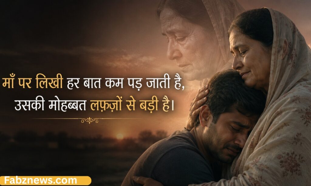 Maa Par Sad Shayari